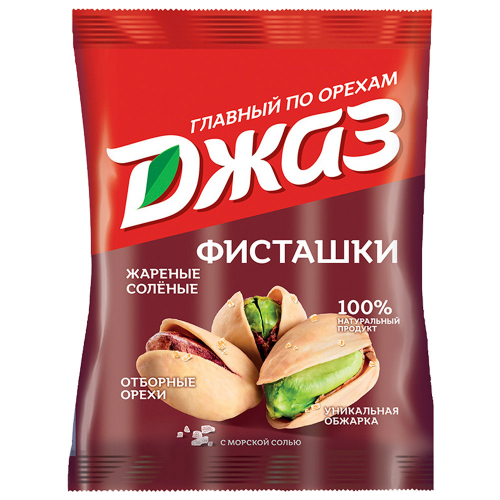 Фотогрфия Фисташки Джаз жареные соленые 40г - Market#22