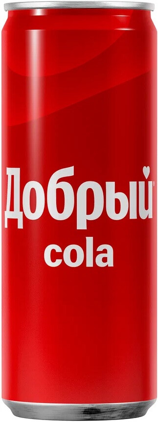 Фотогрфия Напиток Добрый Кола 0,33л ж/б - Market#22