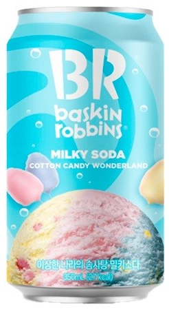 Фотогрфия Напиток Baskin Robbins сладкая вата 0,35л ж/б - Market#22