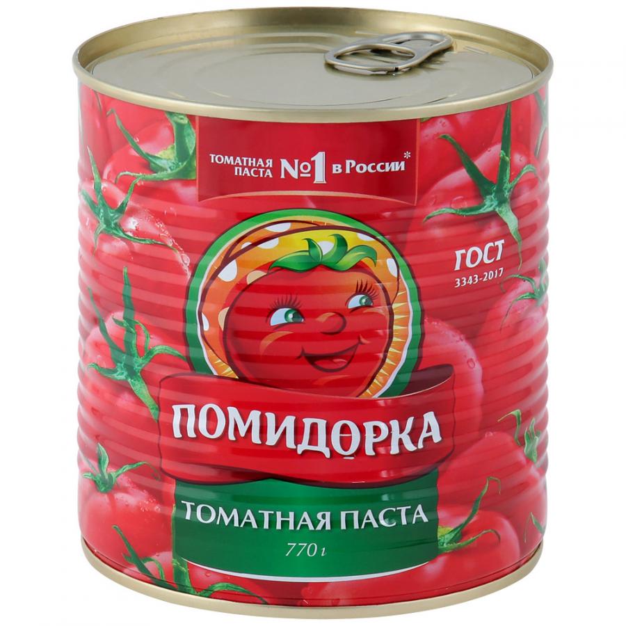 Фотогрфия Томатная паста 770г ж/б Помидорка  - Market#22