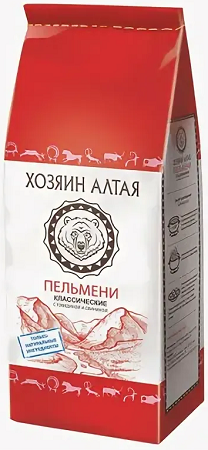 Фотогрфия Пельмени с говядиной 800г Хозяин Алтая - Market#22