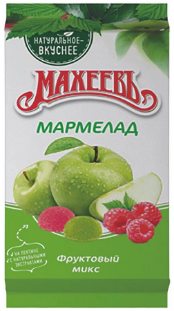 Фотогрфия Мармелад Фруктовый микс 250г Махеевъ - Market#22