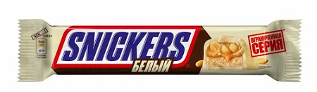 Фотогрфия Батончик Сникерс белый 81г - Market#22