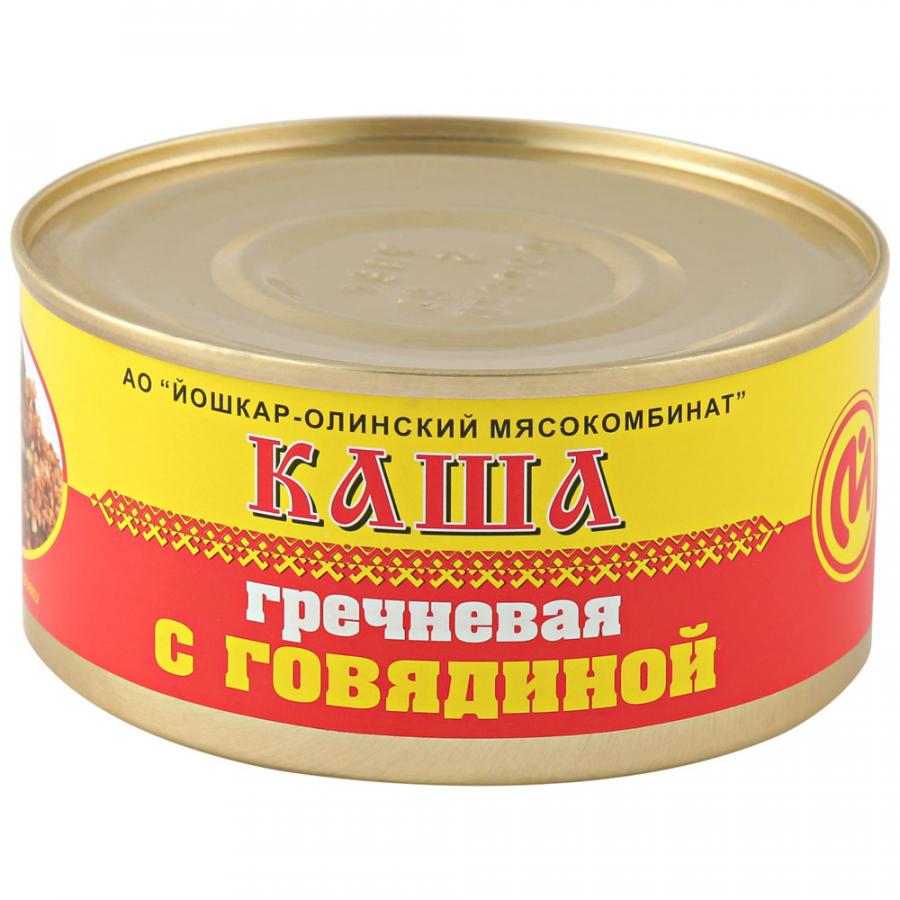 Фотогрфия Каша гречневая с говядиной 325г ж/б Йошкар-Ола - Market#22