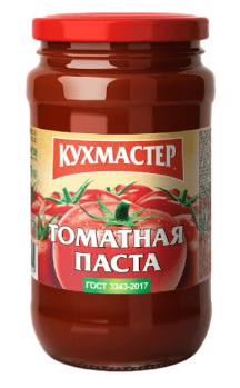 Фотогрфия Томатная паста 190г ст/б Кухмастер - Market#22
