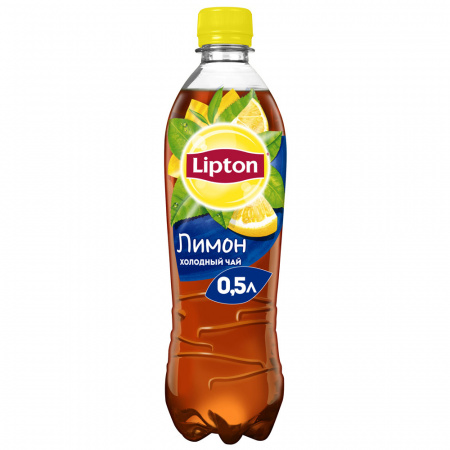 Фотогрфия Напиток Чай Липтон лимон 0,5л пл/бут. - Market#22