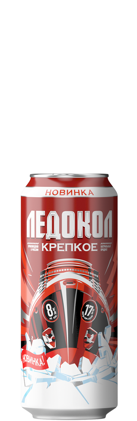 Фотогрфия Пиво Ледокол 8% 0,45л ж/б Очаково - Market#22