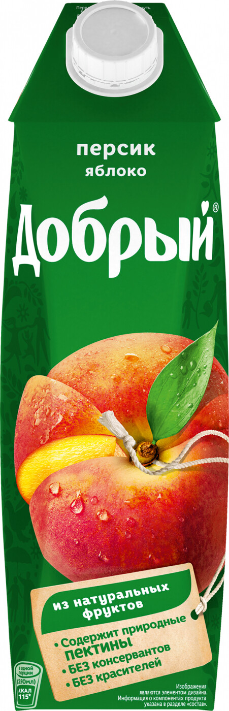 Фотогрфия Сок Добрый 1л Персик - Market#22
