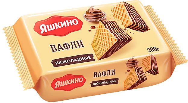 Фотогрфия Вафли шоколадные 200г Яшкино - Market#22