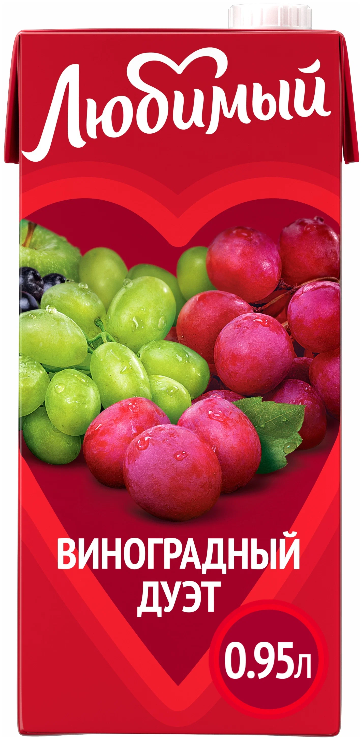 Фотогрфия Сок Виноградный дуэт 0,95л Любимый - Market#22