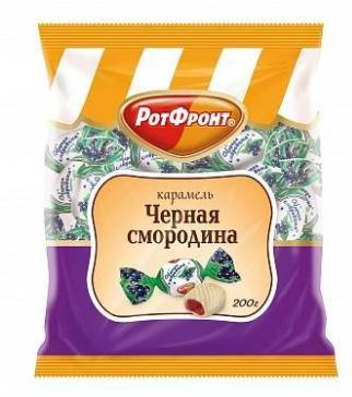 Фотогрфия Карамель Черная смородина 200г РотФронт - Market#22