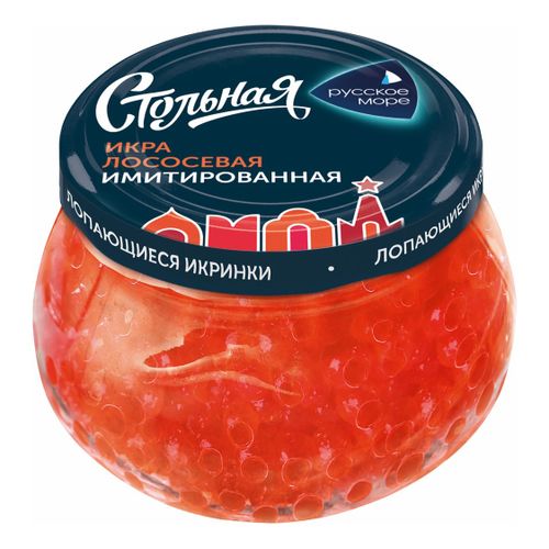 Фотогрфия Икра лососевая имитированная 230г ст/б. Русское море - Market#22
