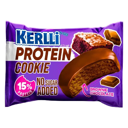 Фотогрфия Пирожное Брауни протеин  45гр Kerlli - Market#22