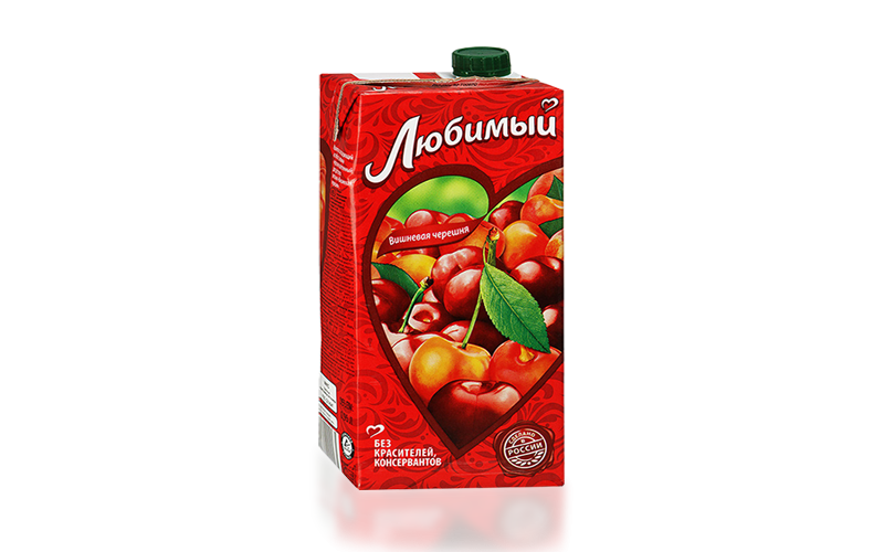 Фотогрфия Сок Вишневая черешня 0,95л Любимый - Market#22