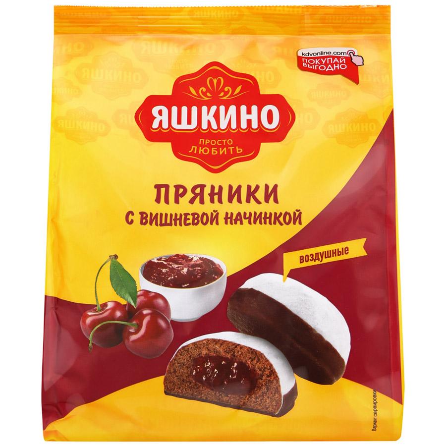 Фотогрфия Пряники с вишневой начинкой 350г Яшкино - Market#22