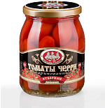 Помидоры Черри маринованные 550г ст/б. Скатерть-Самобранка