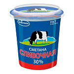 БЗМЖ Сметана Сливочная 30% 300г Экомилк