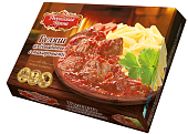 Гуляш из говядины с макаронами 250г Российская корона