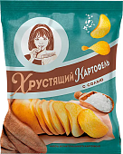 Чипсы Хрустящий картофель с солью 40г КДВ