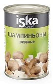 Шампиньоны резаные 425г ж/б Iska