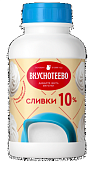 БЗМЖ Сливки 10% 450г пл/бут. Вкуснотеево