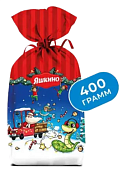 Набор новогодний подарок Мешочек с конфетами 400г Яшкино