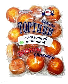 Кексы Тортини молочная начинка 500г Махариши