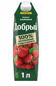 Сок Добрый 1л Клубника