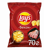 Чипсы Лейс бекон 70г 