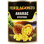 Ананасы кусочки 580г Ferragosto