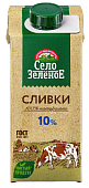 БЗМЖ Сливки 10% 200г Село зеленое
