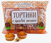 Кексы Тортини  Ореховая начинка 500г Махариши