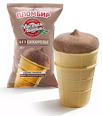 БЗМЖ Мороженое Пломбир без сахарозы в/с 80г Чистая Линия