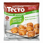 Тесто слоёное дрожжевое Звездное 500г Хлебный Дом