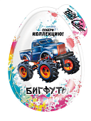 Пластиковое яйцо с игрушкой Bibi Car 15г