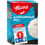 Крупа Рис длиннозерный 5*80г Увелка