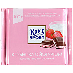 Шоколад Риттер Спорт 100г клубника с йогуртом