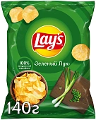 Чипсы Лейс Зеленый лук 140г 