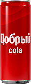 Напиток Добрый Кола 0,33л ж/б