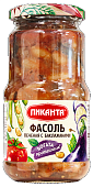 Фасоль печеная с баклажанами 470г ст/б. Пиканта