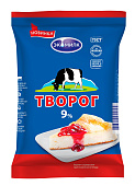 БЗМЖ Творог 9% 180г п/пак. Экомилк