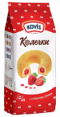 Бисквитные колечки Клубника 240г Ковис
