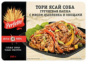 Лапша Ясай Соба гречневая с мясом цыпленка и овощами 250г Perfetto