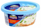 БЗМЖ Сыр творожный Хохланд с зеленью 220г (ванночка) 